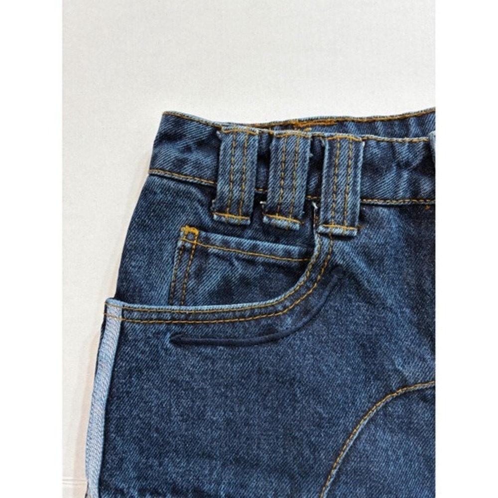 Adidas x Ivy Park Denim Hi Cut Knickers Dark Wash Blue XS Beyonce Collaboration - Picture 9 of 10